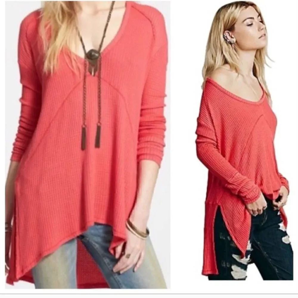 Free People Sunset Park Thermal Tunic